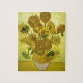 Van gogh's zonnebloemen legpuzzel (Verticaal)
