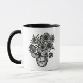 Van Gogh's zonnebloemen Mok (Links)