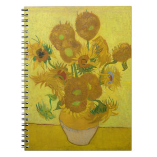 Van Gogh's zonnebloemen Notitieboek