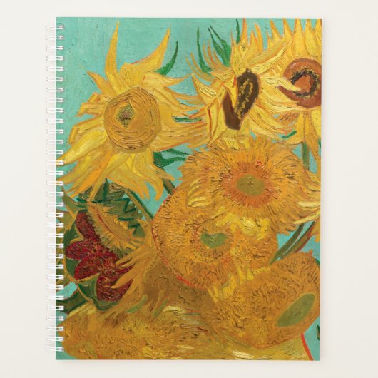 Van Gogh's zonnebloemen Planner (Voorkant)