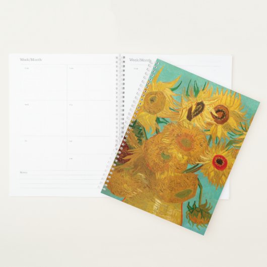 Van Gogh's zonnebloemen Planner (Display)
