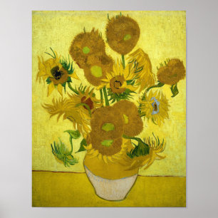 Van Gogh's zonnebloemen Poster