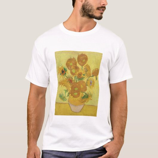 Van Gogh's zonnebloemen T-shirt (Voorkant)