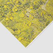 Van Goghwei - Heldergele veldbloemen Tissuepapier (Detail)