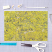 Van Goghwei - Heldergele veldbloemen Tissuepapier (Craft)