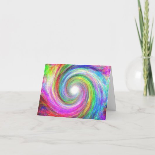 Van Goh-stijl Supernova Note Card Kaart (Voorkant)