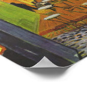 Van Gough op Glossed Canvas Poster (Hoek)