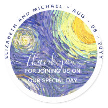 Van Gough Sterrennacht Dank u wel