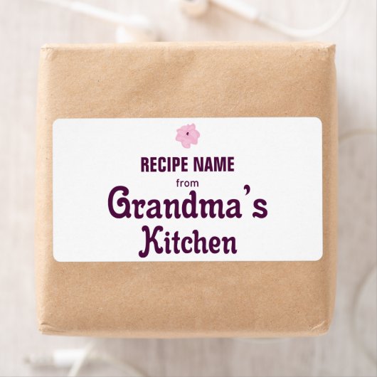 Van Grandma's Kitchen Etiket (Insitu)