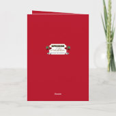 Van Groep Rode Hoed Dames Hoedenstandaard Paarse K Feestdagen Kaart (Achterkant)