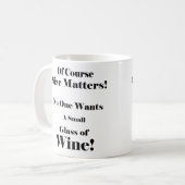 Van grove grootte. koffiemok (Voorkant links)