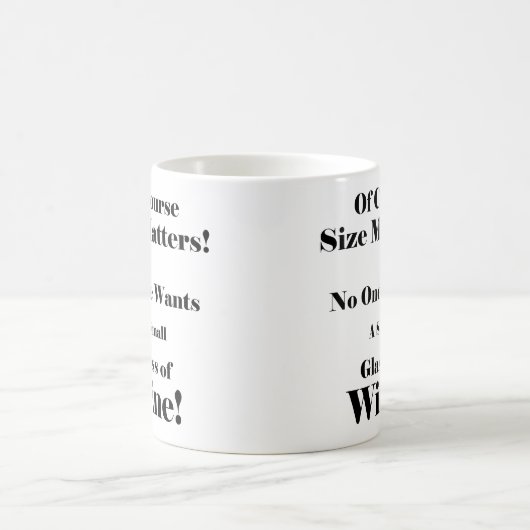 Van grove grootte. koffiemok (Center)