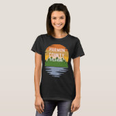 Van Harmon County Oklahoma  Sunset T-shirt (Voorkant volledig)