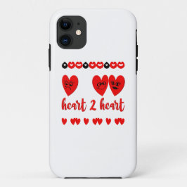 van hart tot hart Case-Mate iPhone case