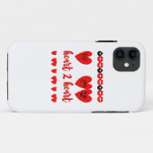 van hart tot hart Case-Mate iPhone case (Achterkant (horizontaal))