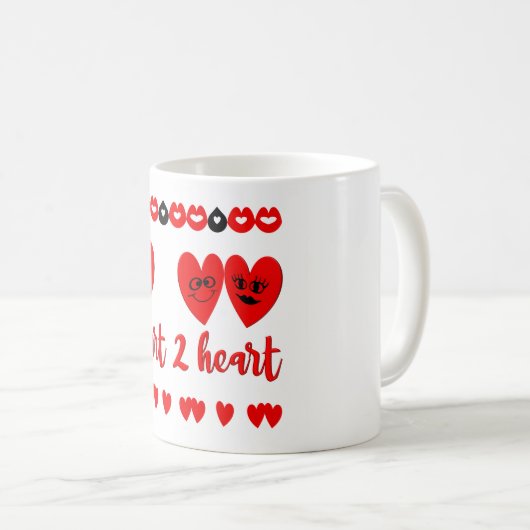 van hart tot hart koffiemok (Voorkant rechts)