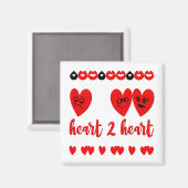 van hart tot hart magneet (Voorkant / Achterkant)
