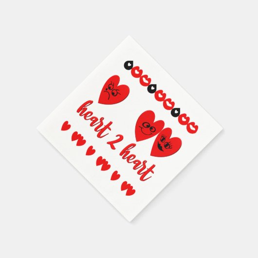 van hart tot hart servet (Hoek)