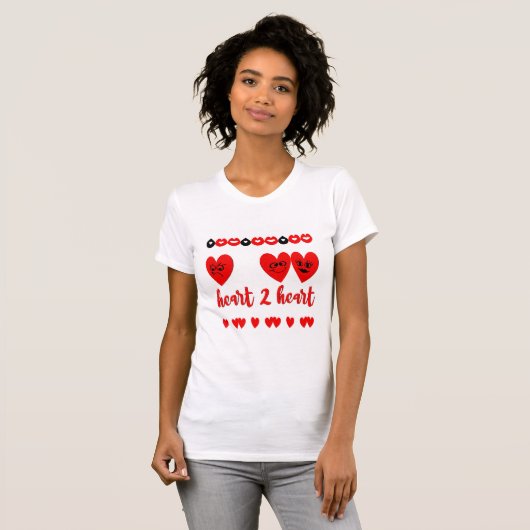van hart tot hart t-shirt (Voorkant volledig)