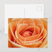 Van harte een bedankt briefkaart (Voorkant / Achterkant)