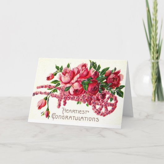 van harte gefeliciteerd kaart (Voorkant)