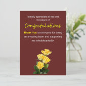 van harte gefeliciteerd kaart (Staand voorkant)