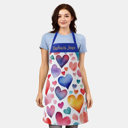 Van harte Gepersonaliseerd Schort van Chef (Gedragen)