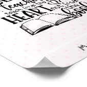 VAN HARTEN LEREN, NIET UIT EEN BOEK LERAREN Genoem Poster (Hoek)