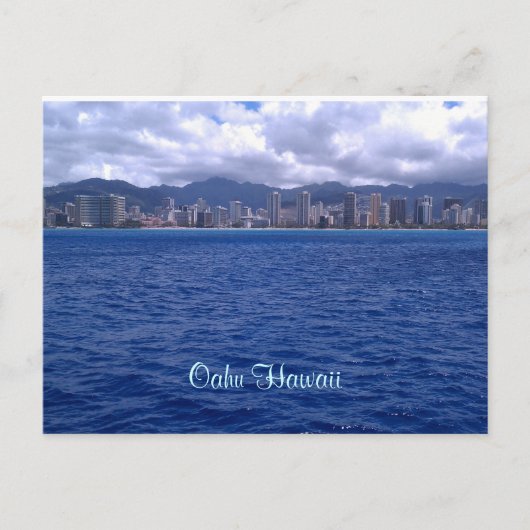 Van Hawaii die je hier wou zijn! Briefkaart (Voorkant)