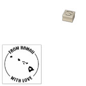 Van Hawaii met liefde Rubberstempel (Gestempeld)