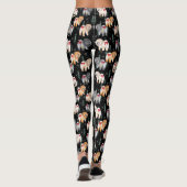 VAN HElE HEART 5 chow kleuren Leggings (Achterkant)