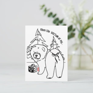 VAN HElE HEART chow vakantie Briefkaart