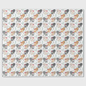 VAN HELE HEERTE 5 chow kleuren Cadeaupapier (Vlak)