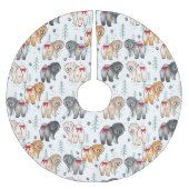 VAN HELE HEERTE 5 chow kleuren Kerstboom Rok (Voorkant)