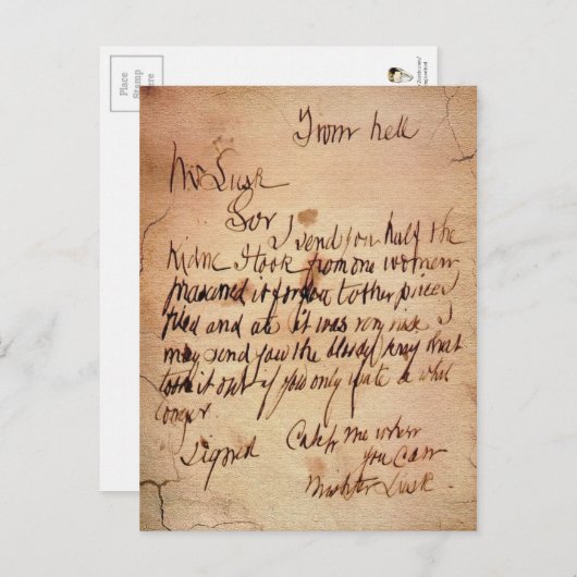 Van Hell Letter Briefkaart (Voorkant / Achterkant)