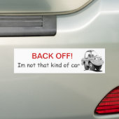 Van hem af niet zo'n auto bumpersticker (Op auto)