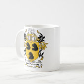 Van Hemert Family Crest Koffiemok (Voorkant links)