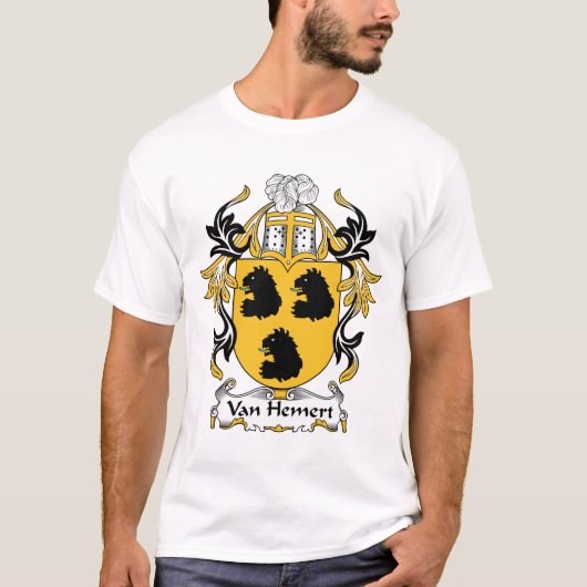 Van Hemert Family Crest T-shirt (Voorkant)