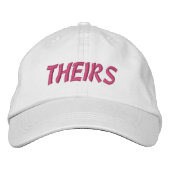 van hen geborduurde pet (Voorkant)