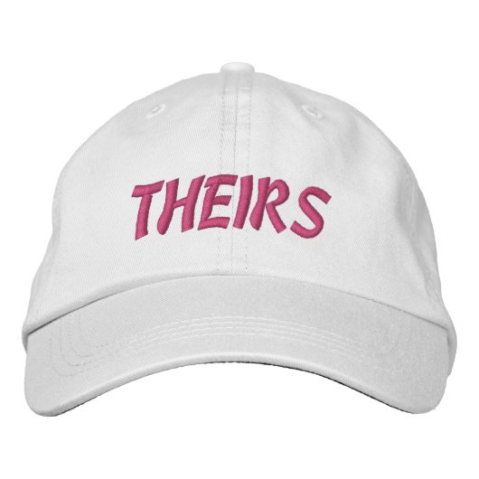 van hen geborduurde pet (Voorkant)