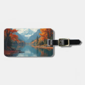 Van herfst tot winter bagagelabel (Voorkant horizontaal)