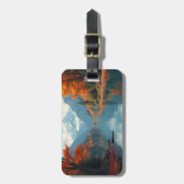 Van herfst tot winter bagagelabel (Voorkant verticaal)