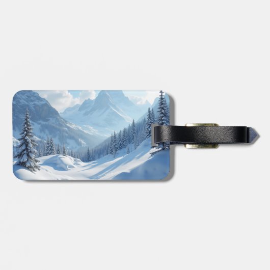 Van herfst tot winter bagagelabel (Achterkant horizontaal)