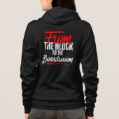 Van het blok naar de boardroom straat naar suite hoodie (Achterkant)