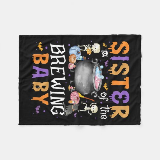 Van het brouwen Baby Grappig Halloween outfit kost Fleece Deken (Voorkant (Horizontaal))