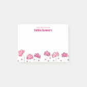 Van het bureau van aangepaste naam Cute Appealing  Post-it® Notes (Voorkant)