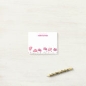 Van het bureau van aangepaste naam Cute Appealing  Post-it® Notes (Op bureau)