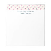 Van het bureau van aardbeienpatroon Tearaway Notitieblok (Voorkant)