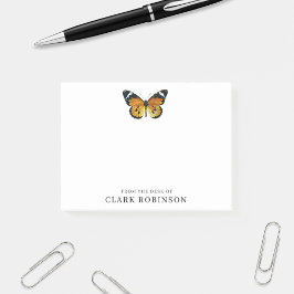 Van het bureau van American Lady Butterfly Post-it® Notes