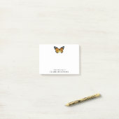Van het bureau van American Lady Butterfly Post-it® Notes (Op bureau)